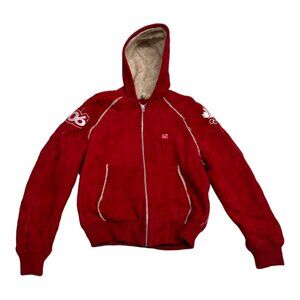 2006 Winter Olympic Team Jacket Hudson Bay Red Sheepskin Shearling Jacket
